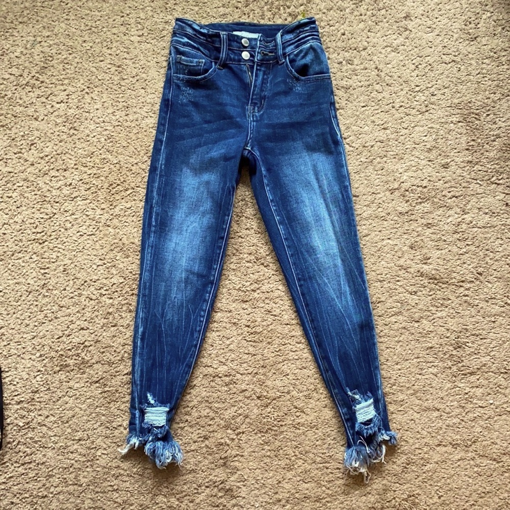 Kancan Signature high rise ankle skinny jeans